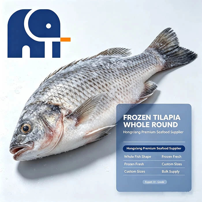Farmed Frozen Tilapia Whole Round